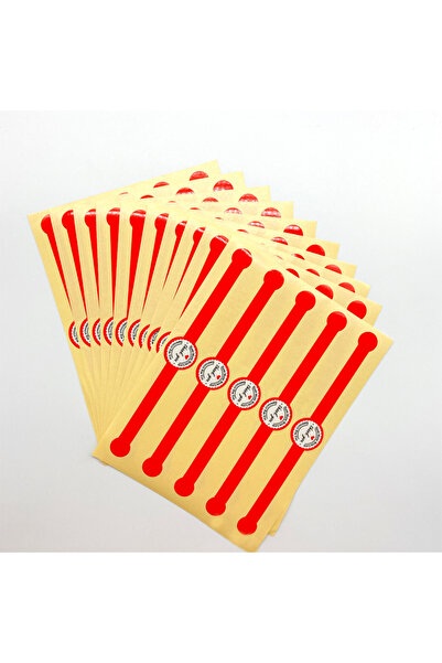 Choice1 Red 50pcs/pack DIY Decorative Diary Black Long Strip Self-adhesive Pa...