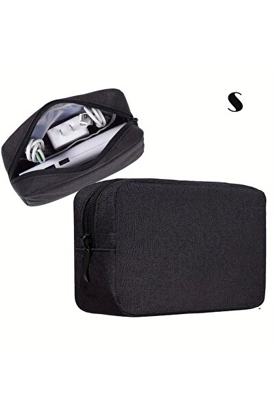 Choice S size Black Storage Bag Cable Cord Organizer Travel Bag Small Electro...