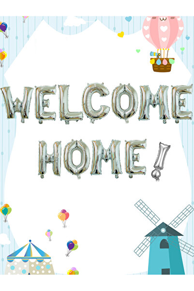 Choice 16INCH silver 16 Inch Welcome Home Letter Balloons Back To School Home...