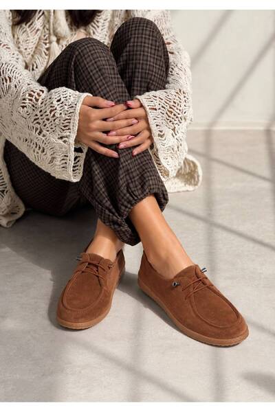 luuq shoes Femme Genuine Leather Suede Stretchy Women's Casual Shoes with Sol...
