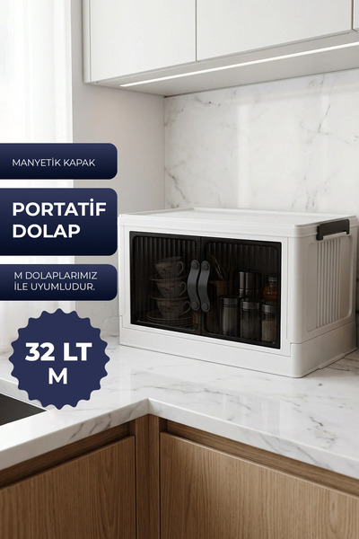 Kitchen Life Tekli İstiflenebilir Portatif Katlanabilir Çok Amaçlı Organizer ...