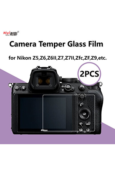 choice2 قطعتان من غشاء زجاجي حراري لكاميرا Z5 لكاميرات Nikon Z mount Z5 Z6 Z7...