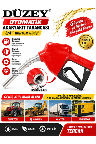 Genel Markalar OTOMATİK AKARYAKIT TABANCASI 3/4'' (MAZOT TABANCASI-POMPA TABA...