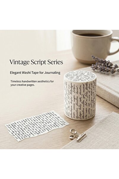 Choice A 50mm*8m Washi Paper Tape Stickers English Decorative Tapes Decor Jun...