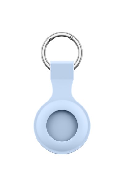 Choice19 Mint Blue Silicone Cover for Apple Airtags Case Protective Shell Tra...