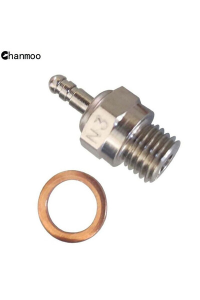 Choice N3 Universal #8 Glow Plugs OS8 N3 N4 OS 8 Spark Nitro Engine Part for ...