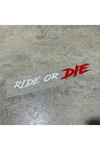 Choice3 MULTI 1pc SC MOTO GN Ride or Die Motorcycle Helmet Decal - Waterproof...
