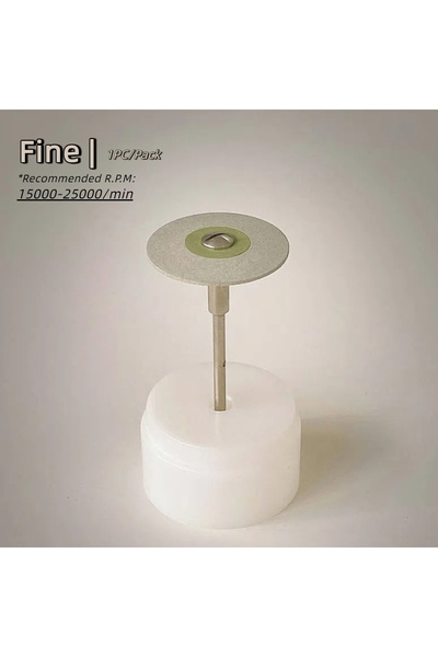 Choice1 Fine 1Pcs Rubber Diamond Polisher Wheel Disc for Porcelain 26mm Lab P...