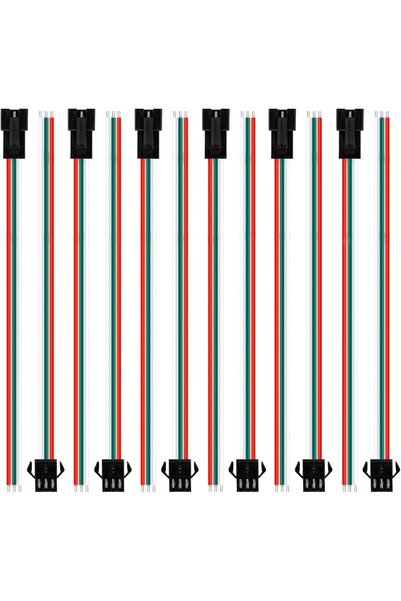 Choice 30 Pairs JST SM 30 Pairs JST SM 3 Pin 15cm Connectors for WS2812B WS28...