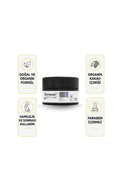 Sirenol Organik Çatlak Karşıtı Krem 50 mL