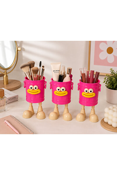 ARVALE Walky Bin 3 Adet Özel Tasarım Ayaklı Pörtlek Gözlü Plastik Organizer K...