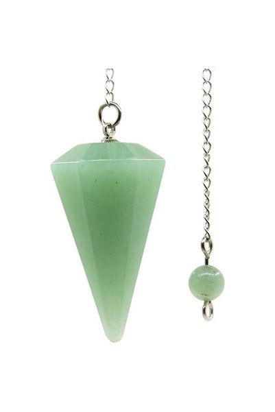 Choice Green Aventurine Natural Stone Quartz Agates Pendant Reiki Healing Con...