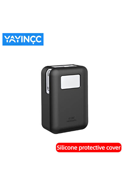 Choice1 Black case YAYINCC Soft Silicone protective cover For Anker Nano 45W ...