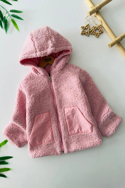 Minigimin Cicileri My Little One's Cicileri Pocket Detailed Hooded Unisex Chi...