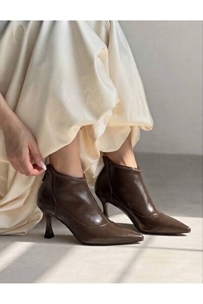 luuq shoes Mayvi̇e Patent Leather Women's Heeled Shoes