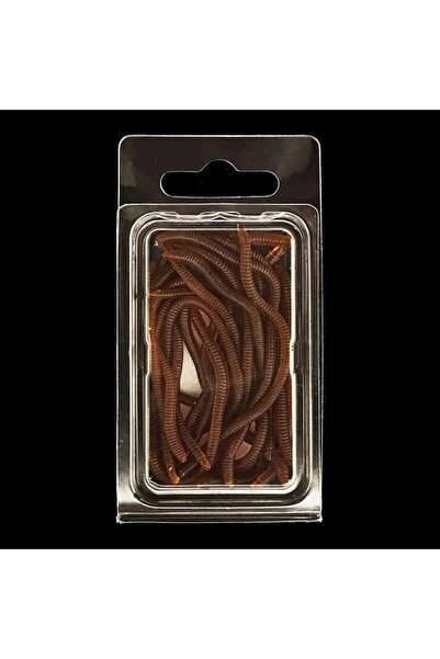 Choice 8cm 20PCs Lifelike Fishy Smell Red Soft Lures Simulation Earthworm Red...
