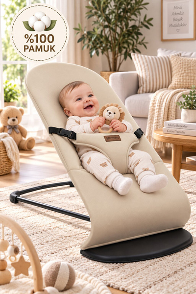 Baby Home 390 Premium Üç Kademeli Sallanan Katlanır Ana Kucağı