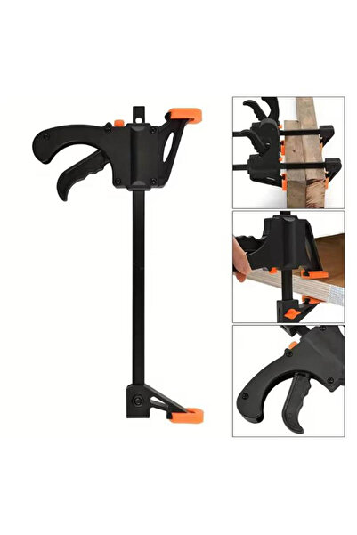 Choice 5pcs 2/5PCS Woodworking Work Bar 4 Inch Clamp Clip Set Hard Quick Ratc...