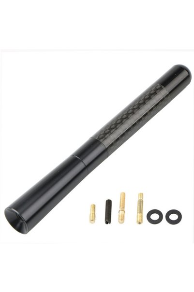 Choice12 Black 12cm Carbon Fiber Car Roof Antenna Universal 3.5cm 8cm 12cm Bl...