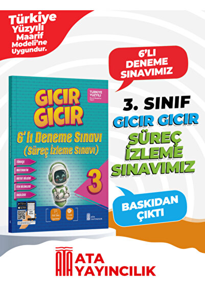 Ata Yayıncılık 3. Sınıf Gıcır Gıcır 6'Lı Süreç İzleme Sınavı