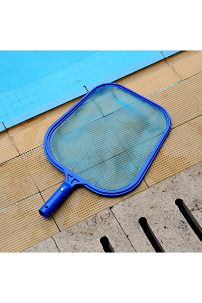 Choice Blue 1pcs Swimming Pool Leaf Rake Mesh Skimmer Net Pole Swimming Pool ...