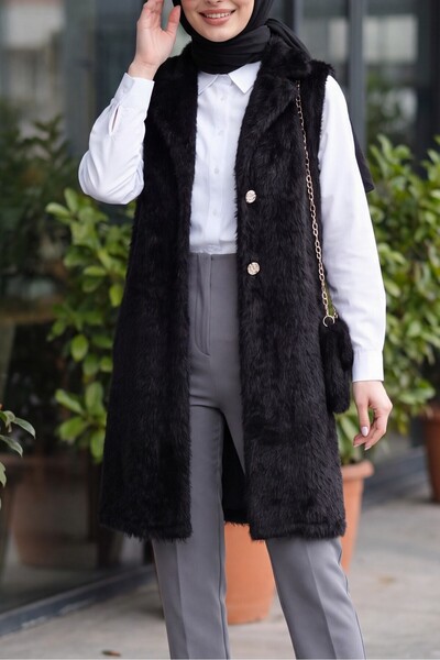 Modamorfo Bag Maxmara Fabric Araboy Vest with Accessories - Black