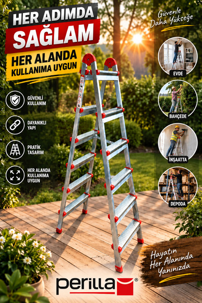Perilla 6+6 Çift Çıkışlı Merdiven