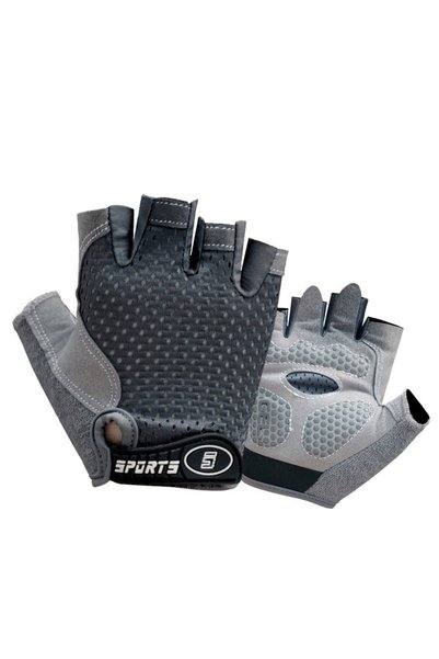choice2 L Gray Kids Cycling Skateboard Gloves Anti-Slip Summer Spring Sports ...