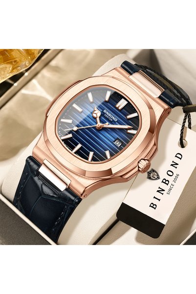 Choice 5 BINBOND Precise Quartz Wristwatches For Men Luxury Luminous Waterpro...