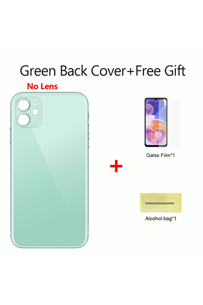 Choice4 For iPhone11 Green Back Glass For IPhone 11 Back Cover Glass Fast Rep...