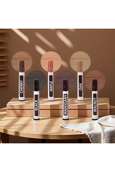 Choice 6pcs 6Pcs Premium Furniture Touch Up Markers, Wood Scratch Repair Pens...