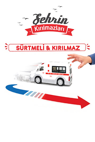 Birlik Oyuncak Sürtmeli Ambulans