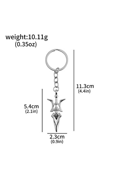 Choice1 K00964 Anime Ghost Death Keychain Note Misa Amane Halberd-Shaped Pend...