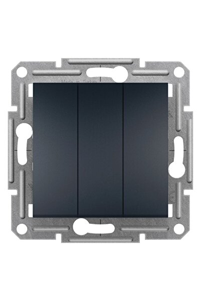 Schneider Electric Schneider Asfora 3lü Anahtar Antrasit