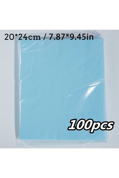 Choice Blue-100pcs 100Pcs Nail Vacuum Filter Paper Filter Set Disposable Nail...