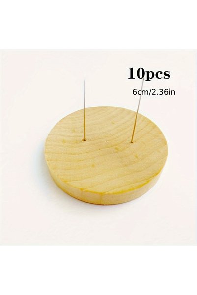 Choice 6cm 10pcs 5/10Pcs Crochet Doll Stand Doll Stand Round Wooden Display S...