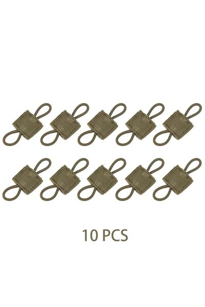 Choice1 OD-10P 10pcs MOLLE Elastic Nylon Webbing Ribbon Buckle Outdoor Hiking...