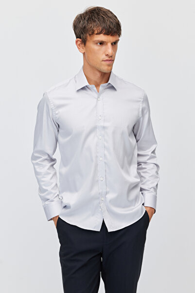 PAULMARK Men's Regular Fit Plain Shirt
