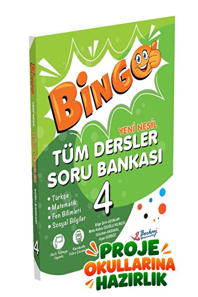 Berkay Yayıncılık 4.sınıf Bingo Tüm Dersler Soru Bankası/ PROJE OKULLARINA HA...