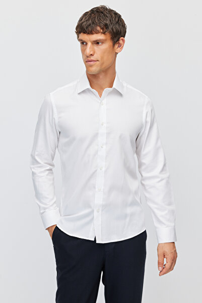 PAULMARK Men's Slim Fit Classic Collared Shirt