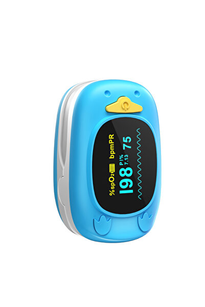 Choice Blue OLED HealthTree Baby Finger Pulse Oximeter Pediatric Oximetro De ...