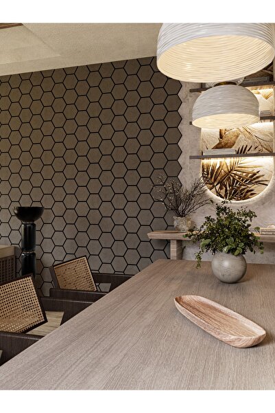 DOGGA PROFILE-PANEL Hexagon JR , Dekoratif Duvar Paneli , İskandinav Duvar Pa...
