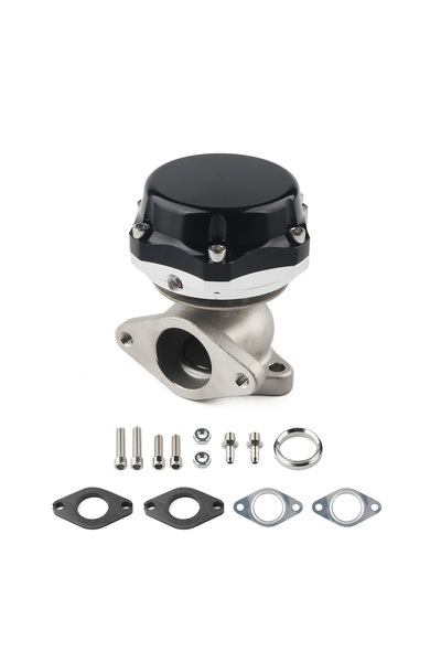 Choice1 Black 38mm External Turbo Exhaust Manifold Wastegate with Dump Ring 1...