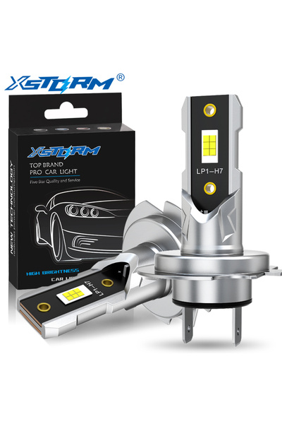 Choice H7 XSTORM H7 LED Bulb Headlight Kit Mini Wireless 50W 20000LM 6500K CS...