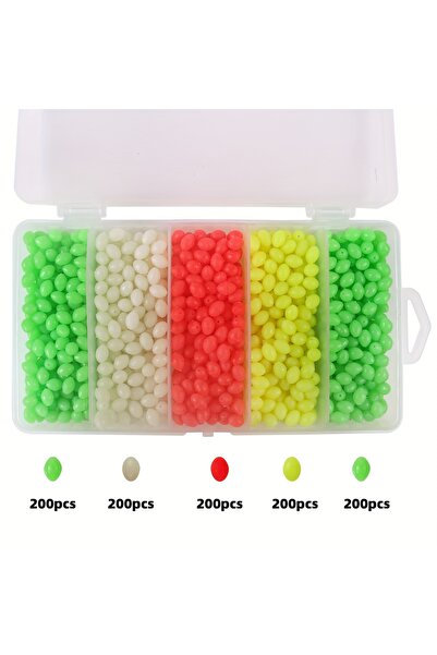 Choice 1000pcs 1000pcs/box Mixed Colors Rig Beads, Luminous Stop Beads, Fishi...