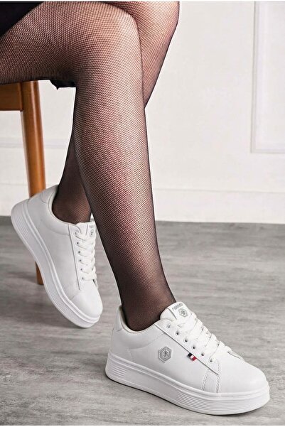 İmerShoes Unisex Spor Ayakkabı Rahat Yumuşak Taban Kaymaz Günlük Bağcıklı Sneaker 034