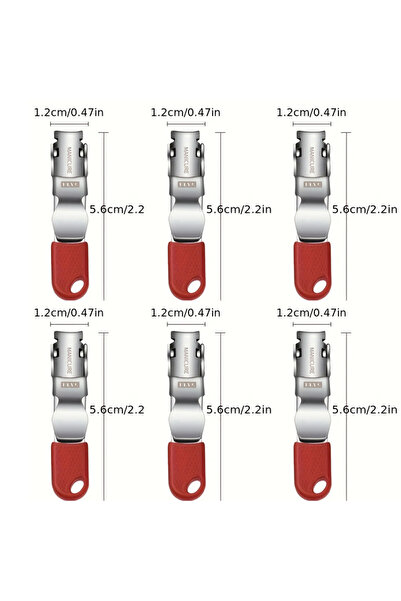 Choice1 6pcs mini Stainless Steel Portable Folding Nail Clippers with Keychai...