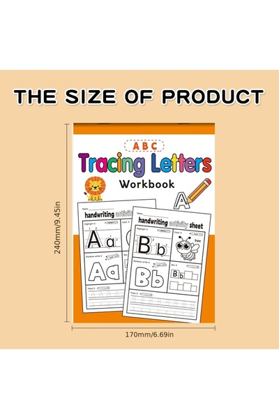 Choice 1 قطعة كتاب تدريب على الحروف الأبجدية للأطفال، كتاب تدريب على الكتابة ...