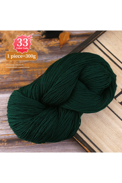 Choice 33 Dark Green 300g Alpaca Wool Yarn in Multiple Optional Colors, Used ...