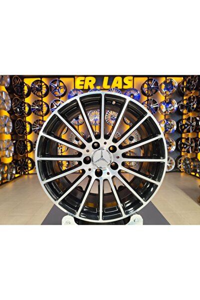 Orjinal 4 Adet MERCEDES ORIJINAL 8-9*18 5*112 ET43 66.6 BLACK MACK JANT YENİL...